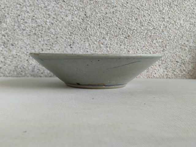 古玩陶瓷清中期魚紋青花盤拍賣，當(dāng)前價(jià)格580元