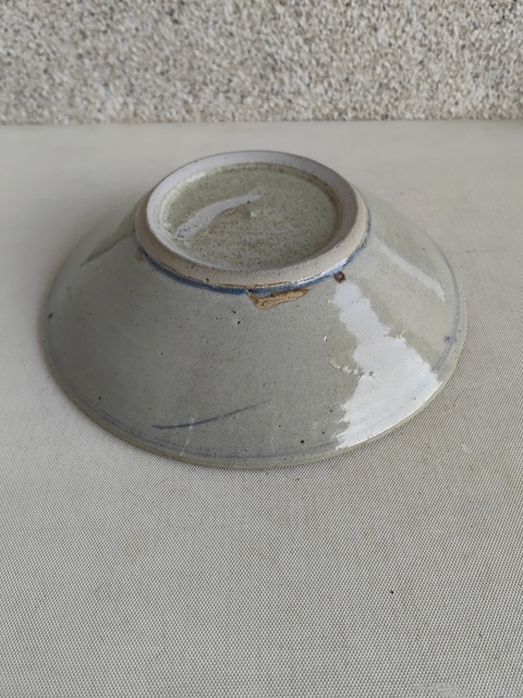 古玩陶瓷清中期魚紋青花盤拍賣，當(dāng)前價(jià)格580元