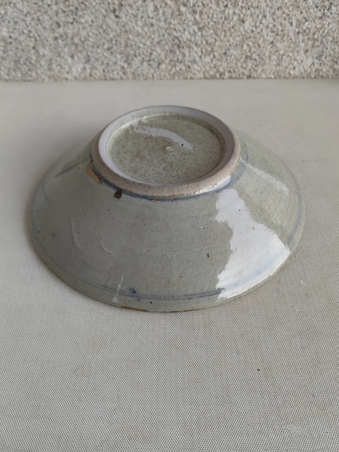 古玩陶瓷清中期魚紋青花盤拍賣，當(dāng)前價(jià)格580元