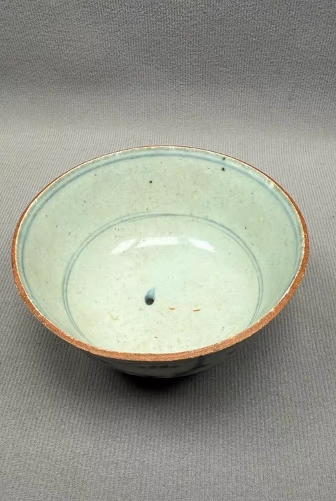 古玩陶瓷魚(yú)藻紋杯真品鑒賞圖