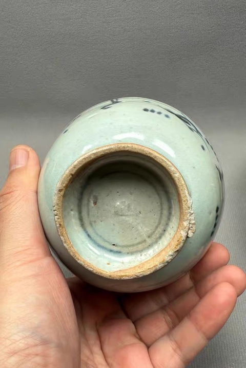 古玩陶瓷魚(yú)藻紋杯真品鑒賞圖