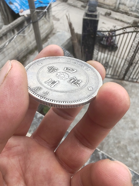 古玩錢幣四川銀幣壹圓真品鑒賞圖