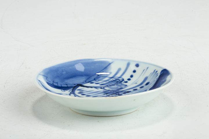 古玩陶瓷清晚·青花山水紋碟拍賣，當(dāng)前價格188元