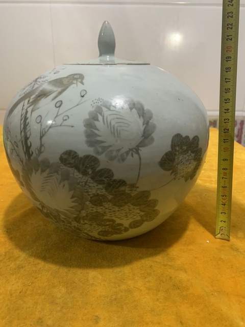 古玩陶瓷西瓜罐真品鑒賞圖