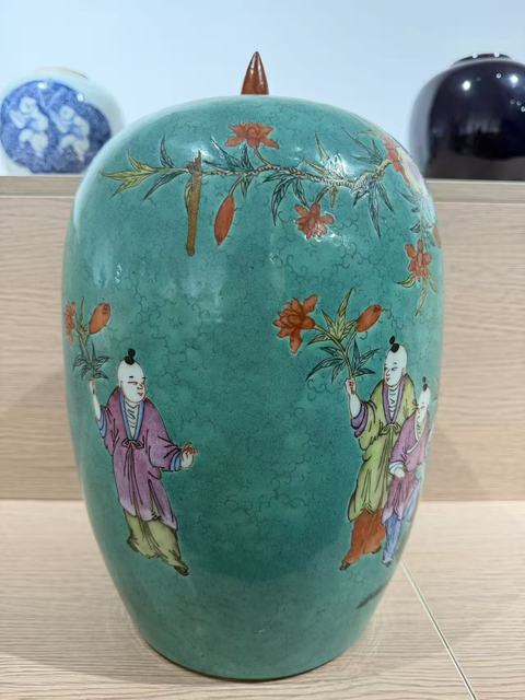 古玩陶瓷冬瓜罐真品鑒賞圖