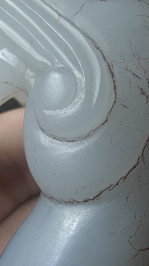 古玩玉器和田玉雕“瑞獸”擺件拍賣，當前價格8888元