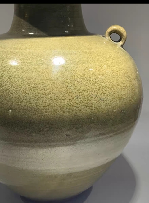 古玩陶瓷雙系盤(pán)口瓶真品鑒賞圖