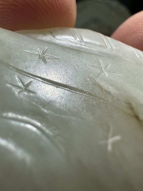 古玩玉器和田玉雕“魚形佩”真品鑒賞圖