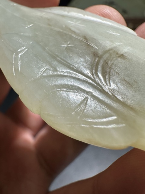 古玩玉器和田玉雕“魚形佩”真品鑒賞圖