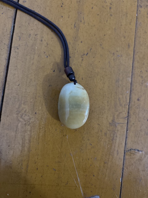 古玩玉器和田玉雕“財神掛件”真品鑒賞圖