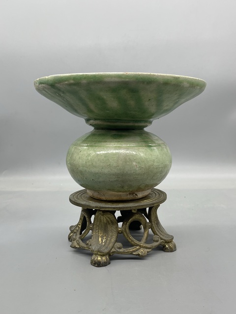 古玩陶瓷五代澤州窯渣斗拍賣，當前價格12999元