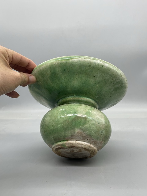 古玩陶瓷五代澤州窯渣斗拍賣，當前價格12999元