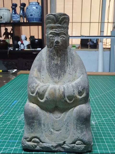 古玩雜項土地公真品鑒賞圖