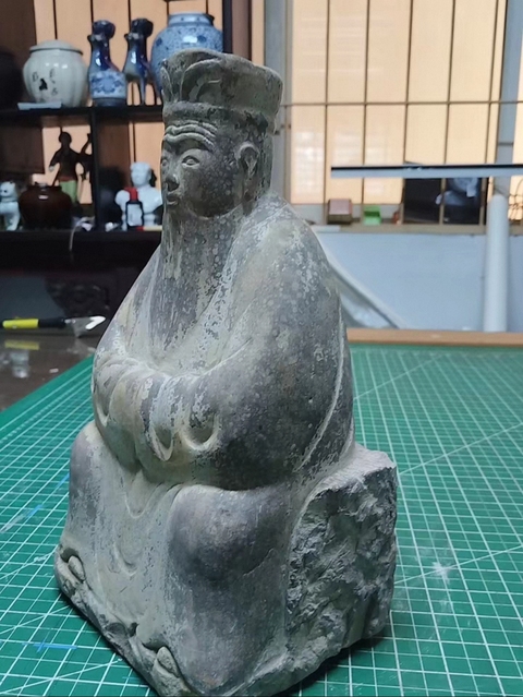 古玩雜項土地公真品鑒賞圖