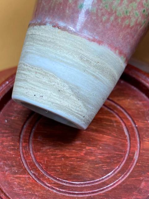 古玩陶瓷柳葉瓶真品鑒賞圖