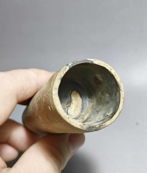 古玩陶瓷宋代研磨棒真品鑒賞圖