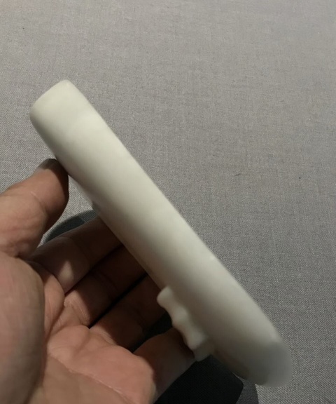 古玩雜項(xiàng)白石箕形硯真品鑒賞圖