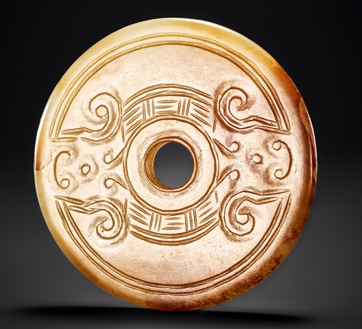 古玩玉器玉璧真品鑒賞圖