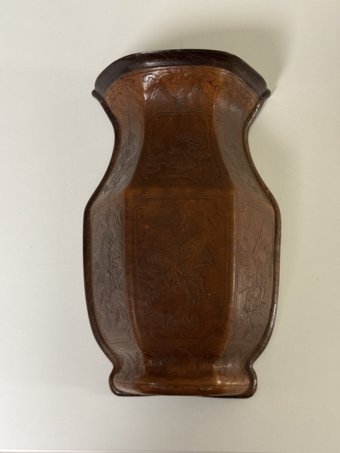 古玩雜項范模葫蘆壁瓶真品鑒賞圖