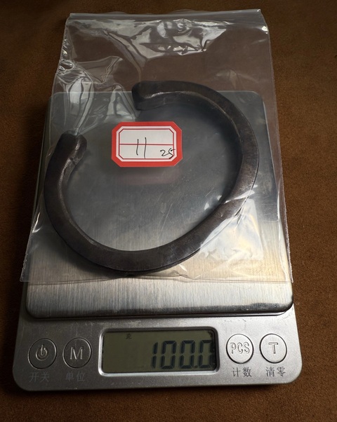 古玩銅器手鐲真品鑒賞圖