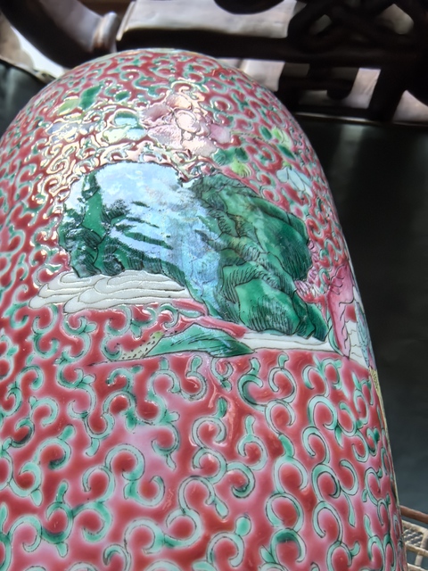 古玩陶瓷清晚期 粉彩罐真品鑒賞圖