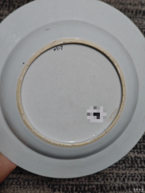 古玩陶瓷仕女奏樂盤真品鑒賞圖