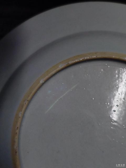 古玩陶瓷仕女奏樂盤真品鑒賞圖