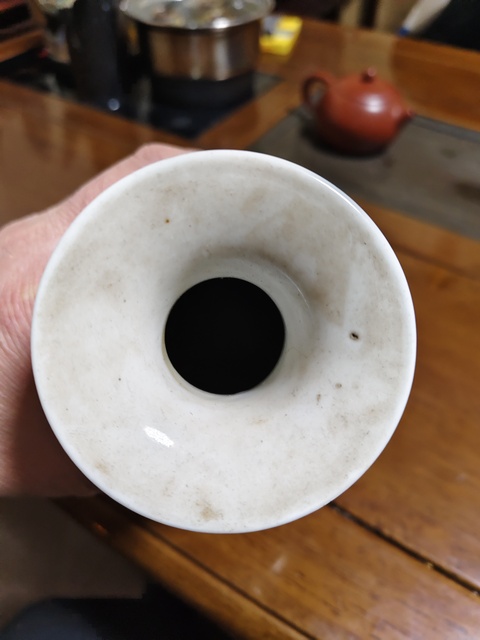 古玩陶瓷貼印瓶真品鑒賞圖