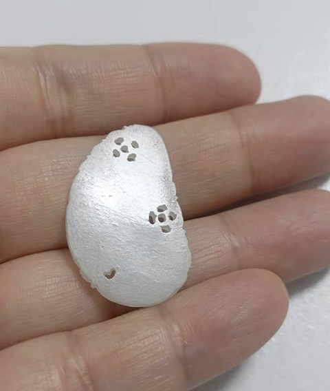 古玩玉器和田玉雕“帽花”真品鑒賞圖