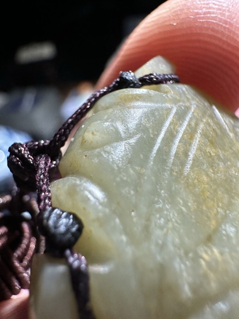 古玩玉器和田玉雕“八刀蟬”真品鑒賞圖