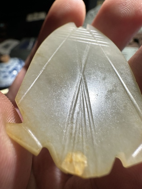 古玩玉器和田玉雕“八刀蟬”真品鑒賞圖