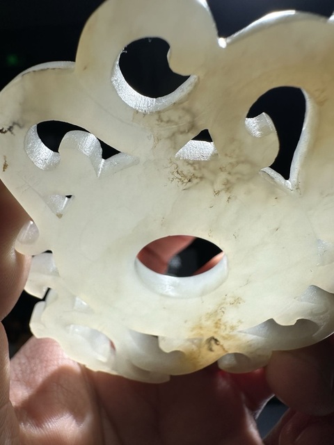 古玩玉器出廓璧真品鑒賞圖