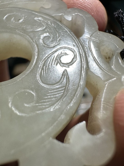 古玩玉器出廓璧真品鑒賞圖