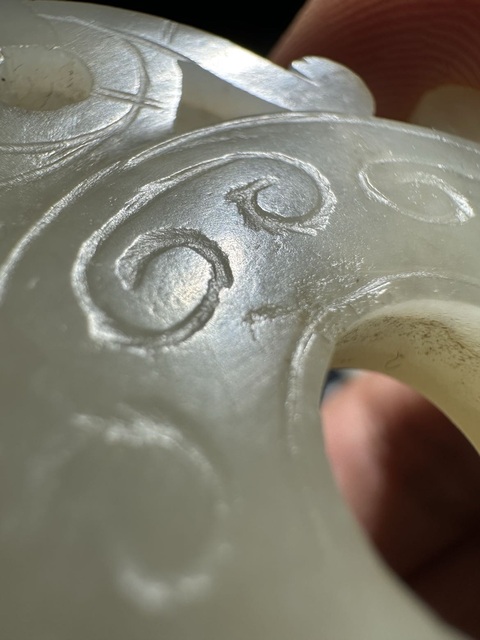 古玩玉器出廓璧真品鑒賞圖