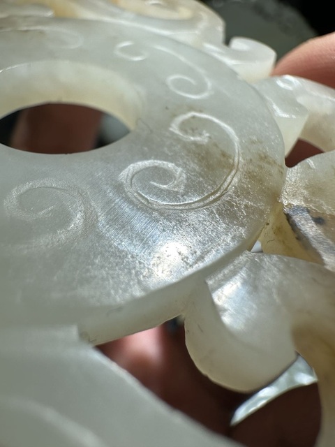 古玩玉器出廓璧真品鑒賞圖