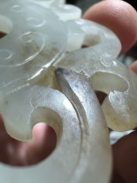 古玩玉器出廓璧真品鑒賞圖