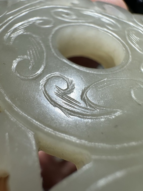 古玩玉器出廓璧真品鑒賞圖