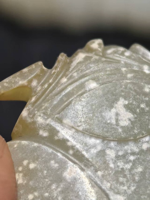 古玩玉器八刀蟬真品鑒賞圖