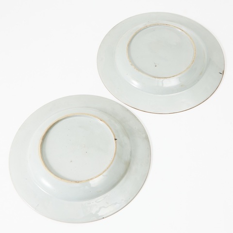 古玩陶瓷清雍正 粉彩花卉紋折沿盤真品鑒賞圖