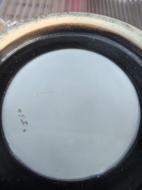 古玩陶瓷綠哥釉瓶真品鑒賞圖