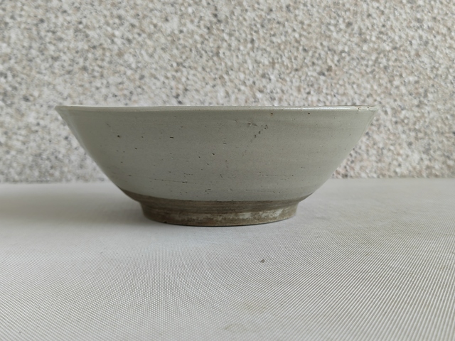 古玩陶瓷澀圈圈足疊燒工藝碗拍賣，當前價格550元