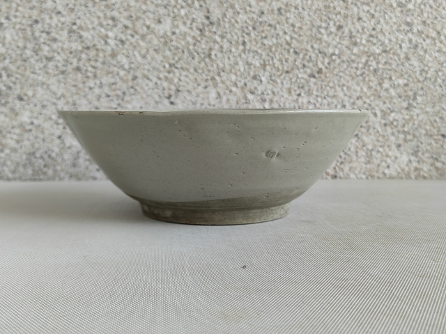 古玩陶瓷澀圈圈足疊燒工藝碗拍賣，當前價格550元