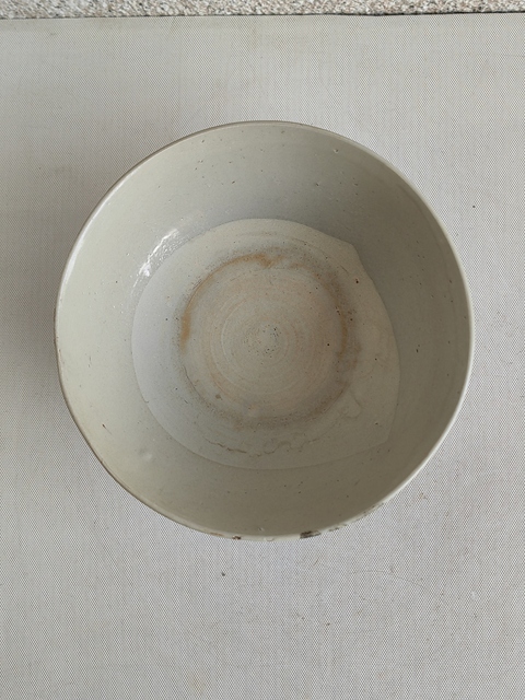 古玩陶瓷澀圈圈足疊燒工藝碗拍賣，當前價格550元