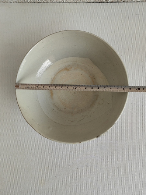 古玩陶瓷澀圈圈足疊燒工藝碗拍賣，當前價格550元