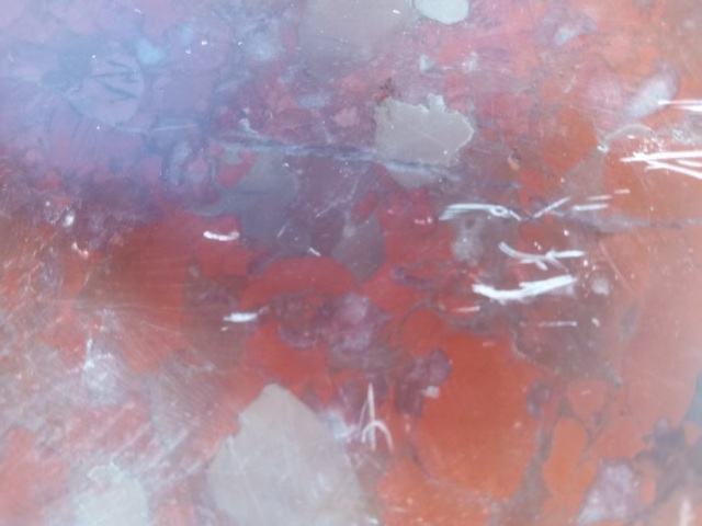 古玩玉器“桂林雞血玉”原石料真品鑒賞圖