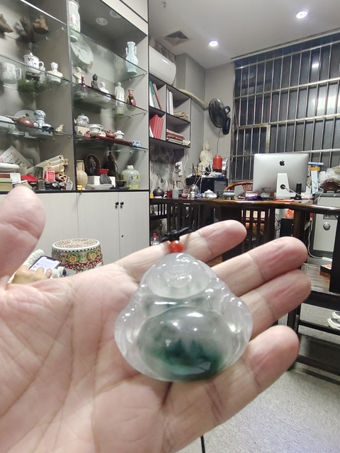 古玩玉器非天然翡翠真品鑒賞圖