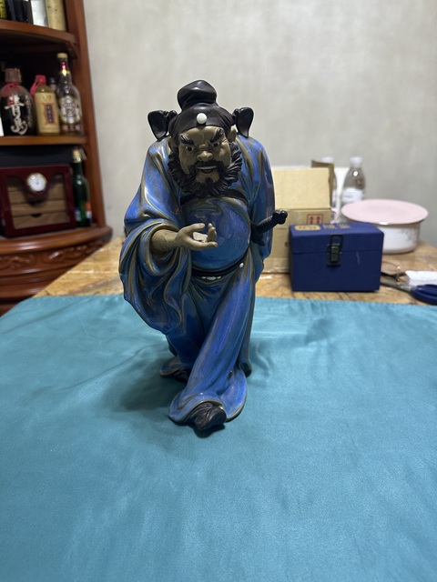 古玩陶瓷創匯時期石灣鐘馗相拍賣，當前價格8600元