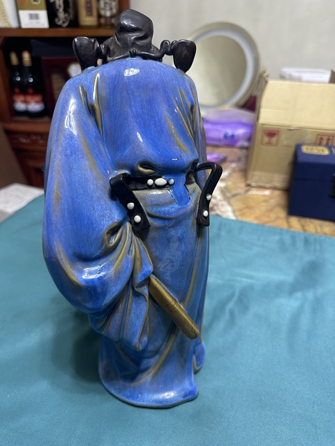 古玩陶瓷創匯時期石灣鐘馗相拍賣，當前價格8600元