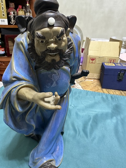 古玩陶瓷創匯時期石灣鐘馗相拍賣，當前價格8600元