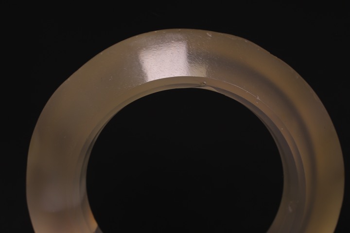 古玩玉器瑪瑙三才環真品鑒賞圖